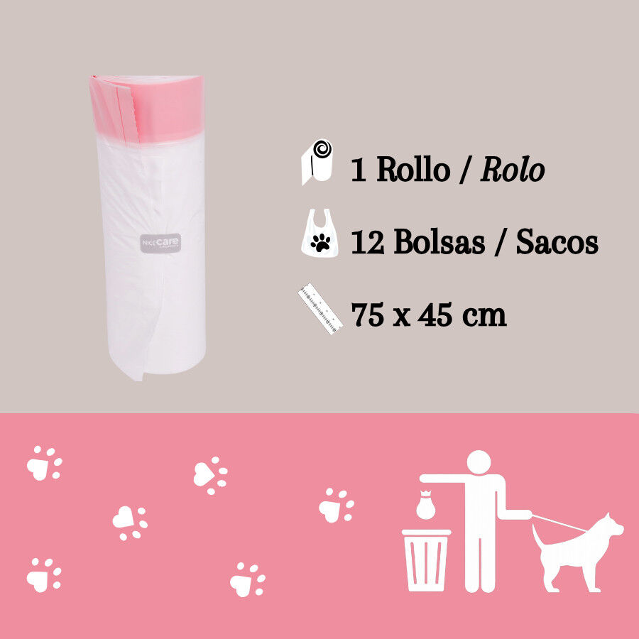 Nice Care Sacos higi&eacute;nicos para caixa de areia para gatos, , large Imagem n&uacute;mero 3