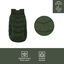 Outech Casaco Impermeável Verde com Bolsos para cães, , large Indicador imagem número 4