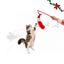 Wonder Christmas Teaser Flex&iacute;vel Pai Natal Brinquedo para gatos, , large Indicador imagem n&uacute;mero 1