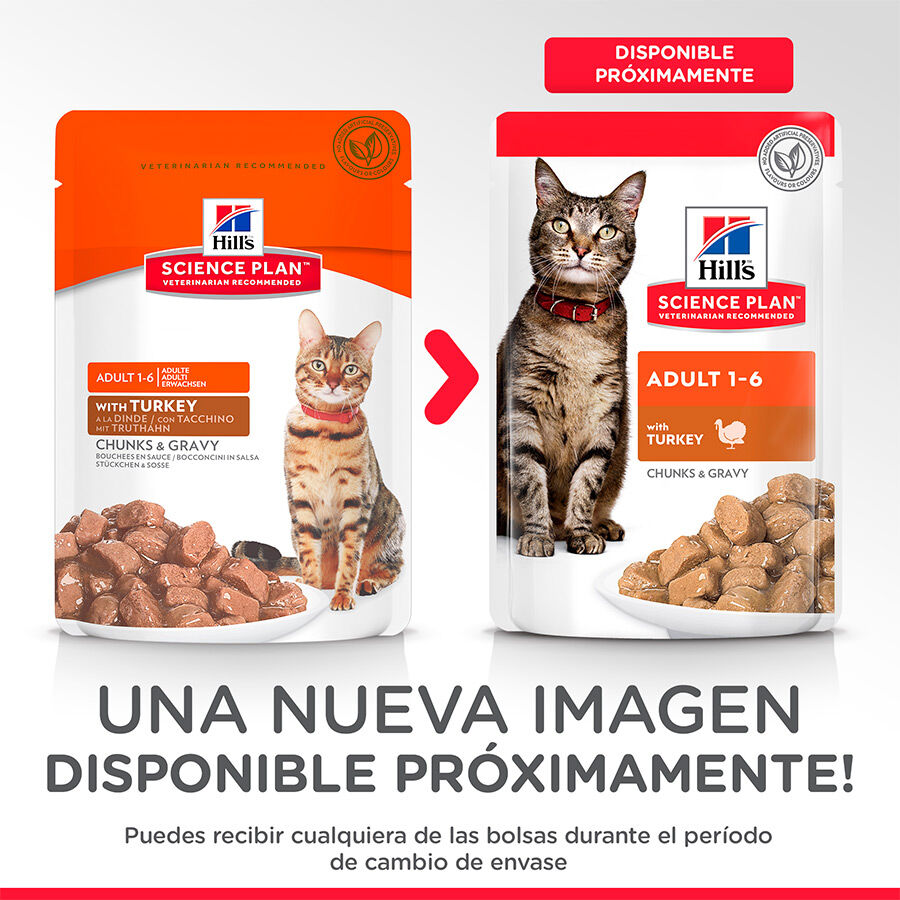 85 g Hill's Adult Science Plan Peru saqueta para gatos, , large Imagem n&uacute;mero 2