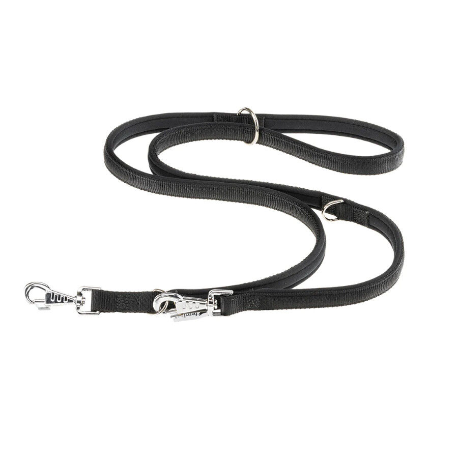 Ferplast Daytona Trela extens&iacute;vel em nylon preto para c&atilde;es, , large Imagem n&uacute;mero 1