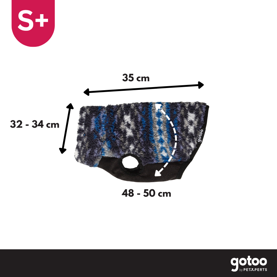 Gotoo Camisola Sherpa com Padr&atilde;o Retro para c&atilde;es, , large Imagem n&uacute;mero 4