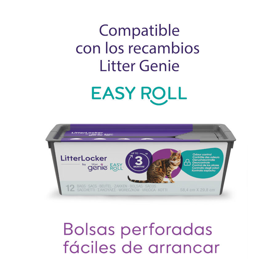 Litter Genie Easy Roll Recarga de Sacos para gatos, , large Imagem n&uacute;mero 2
