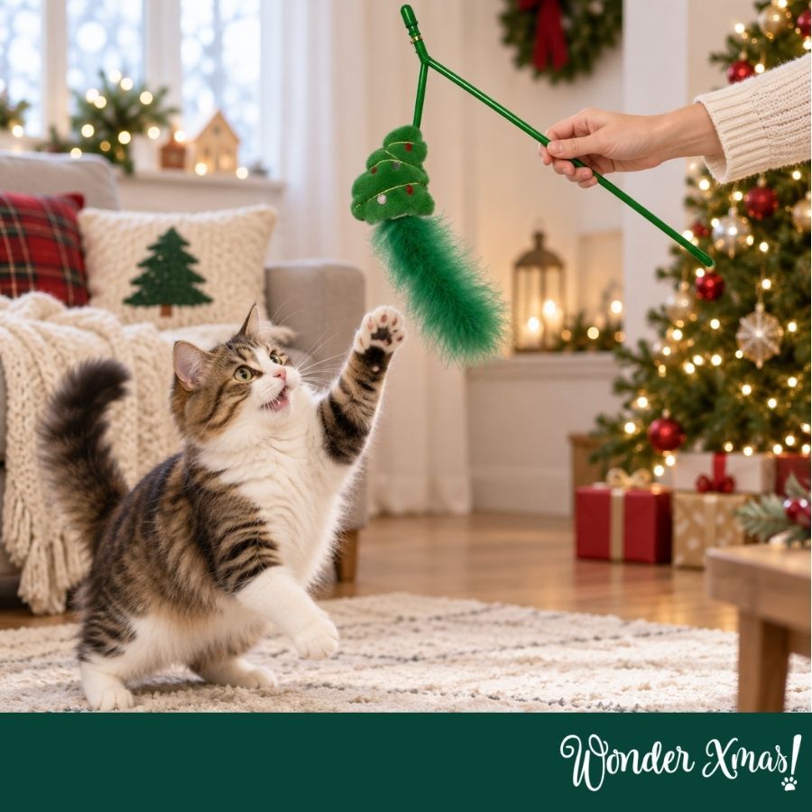 Wonder Christmas Teaser &Aacute;rvore de Natal Brinquedo para gatos, , large Imagem n&uacute;mero 2