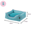 Leeby Cama riscas finas para c&atilde;es, , large Indicador imagem n&uacute;mero 6
