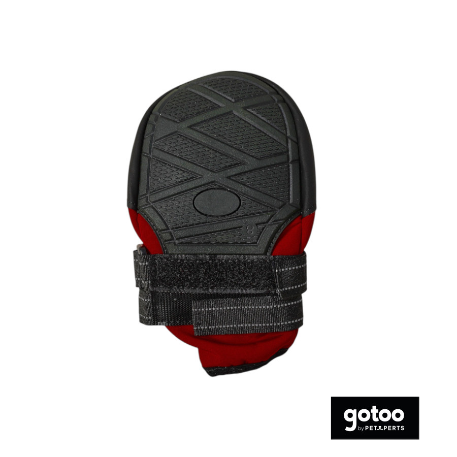 Gotoo Sapatos Vermelhos e Pretos para c&atilde;es, , large Imagem n&uacute;mero 2