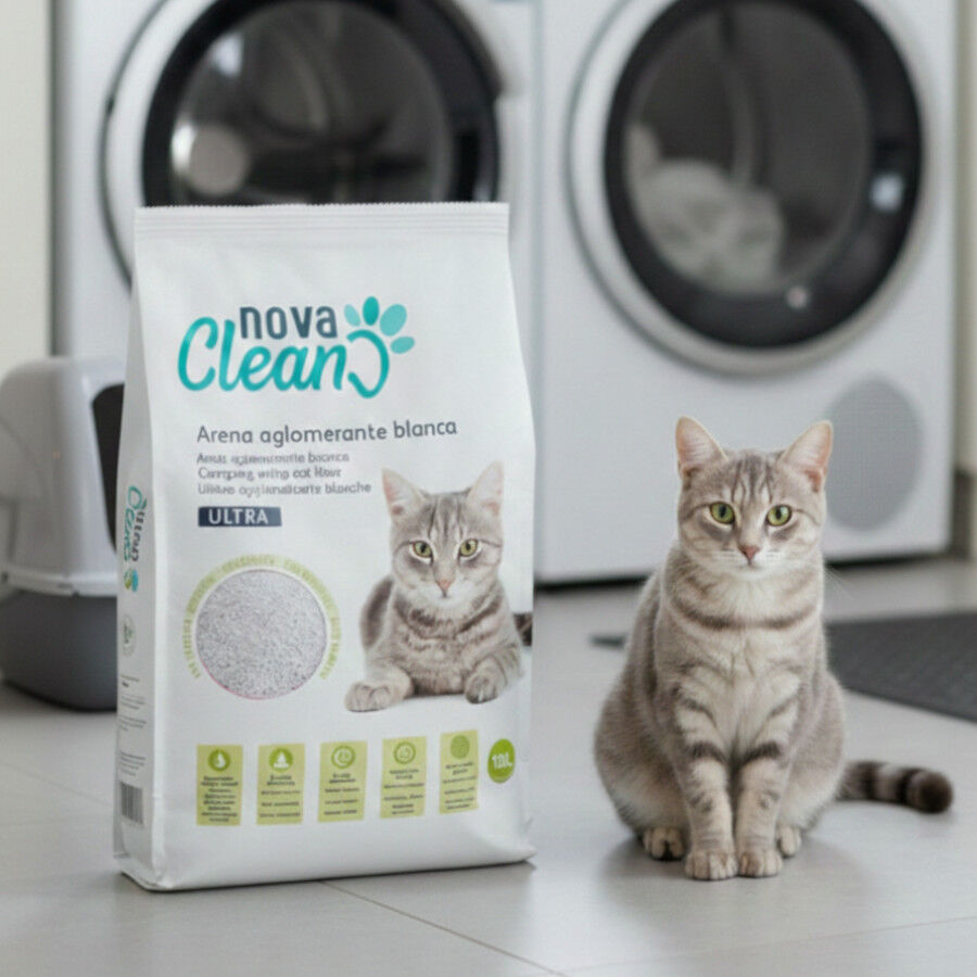 Nova Clean Ultra Natural Areia Aglomerante para gatos, , large Imagem n&uacute;mero 2