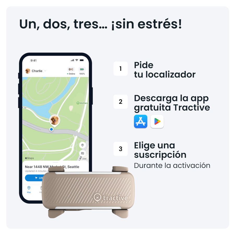 Tractive GPS Dog 6 Rastreador de c&atilde;es marrom, , large Imagem n&uacute;mero 6