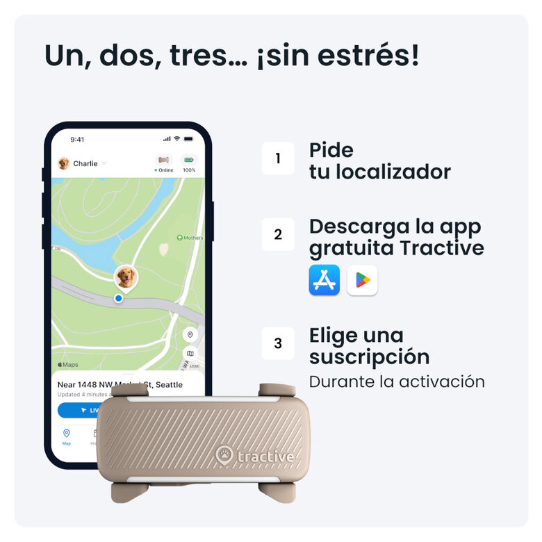 Tractive GPS Dog 6 Rastreador de cães marrom,  Imagem número 6 Tractive GPS Dog 6 Rastreador de cães marrom, , large Imagem número 6