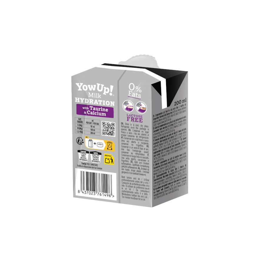 200 ml YowUp! Special Bones Leite sem lactose para gatos, , large Imagem n&uacute;mero 3