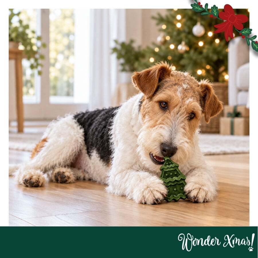 1 un. Wonder Christmas &Aacute;rvore de Couro Prensado Snacks para C&atilde;es, , large Imagem n&uacute;mero 2