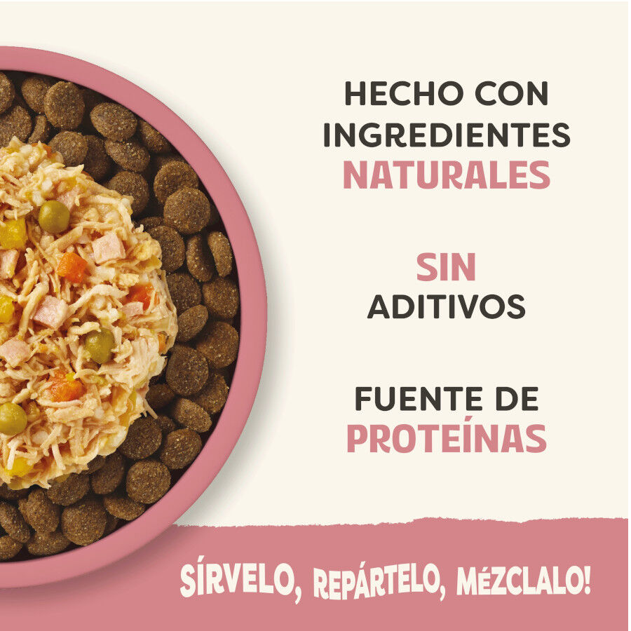 156 g Applaws Taste Toppers Frango com Presunto e Legumes em Molho lata para c&atilde;es, , large Imagem n&uacute;mero 4