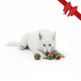 Wonder Christmas Bolas de Ténis de Natal para Cães,  Wonder Christmas Bolas de Ténis de Natal para Cães