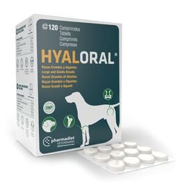 Pharmadiet Hyaloral Condroprotetor em comprimidos para c&atilde;es de ra&ccedil;as grandes e gigantes 