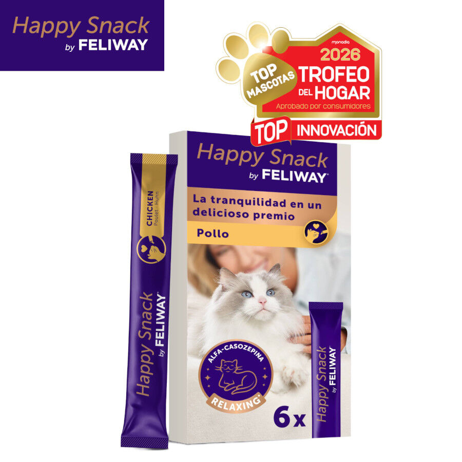 6 saquetas x 10 g Feliway Saquetas Happy Snack Calmante de Frango para gatos, , large Imagem n&uacute;mero 10