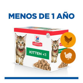 Hill's Science Plan Kitten Frango e Peru em Molho Sach&ecirc; para Gatos