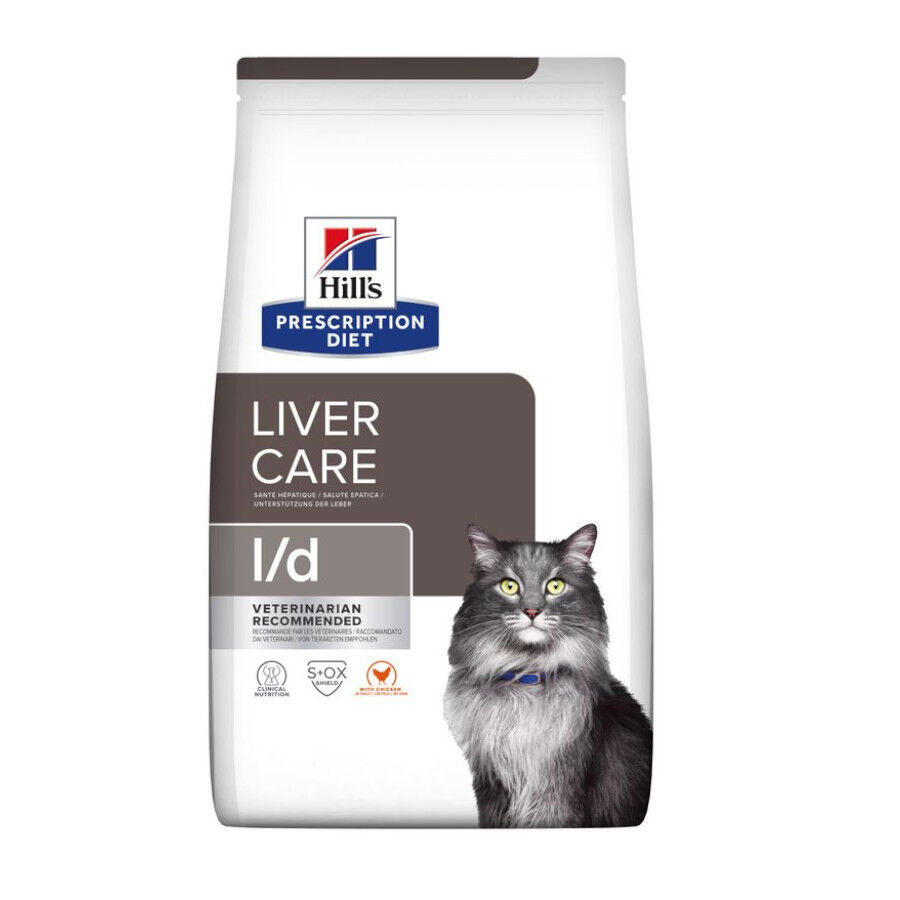 1.5 kg Hill's Prescription Diet Liver Care Frango ra&ccedil;&atilde;o para gatos, , large Imagem n&uacute;mero 2