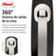 Flexi New Comfort Trela extensível cinza para cães, , large Indicador imagem número 3