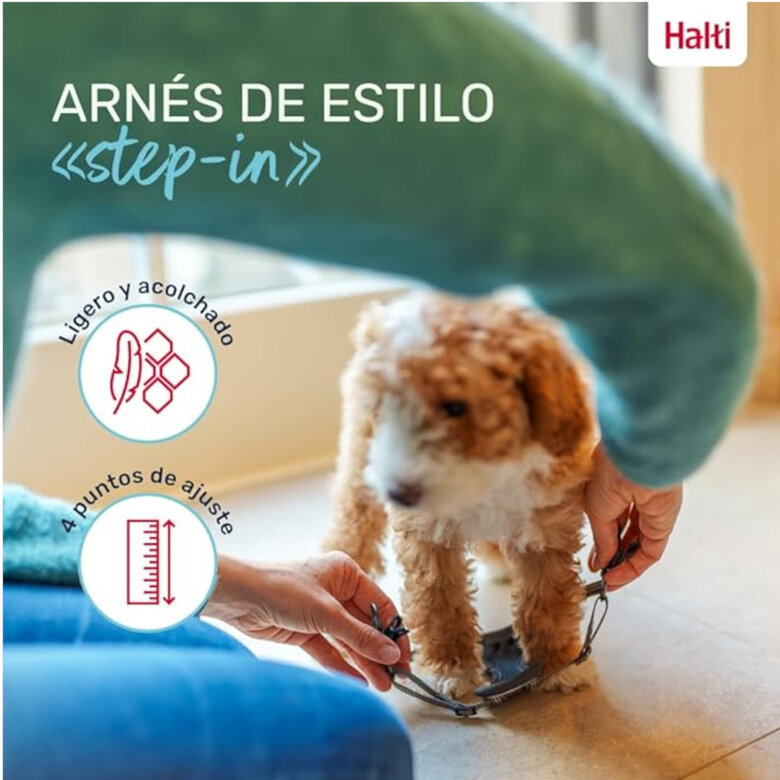 Halti Peitoral Anatómico Cinza para Cães Pequenos,  Imagem número 4 Halti Peitoral Anatómico Cinza para Cães Pequenos, , large Imagem número 4