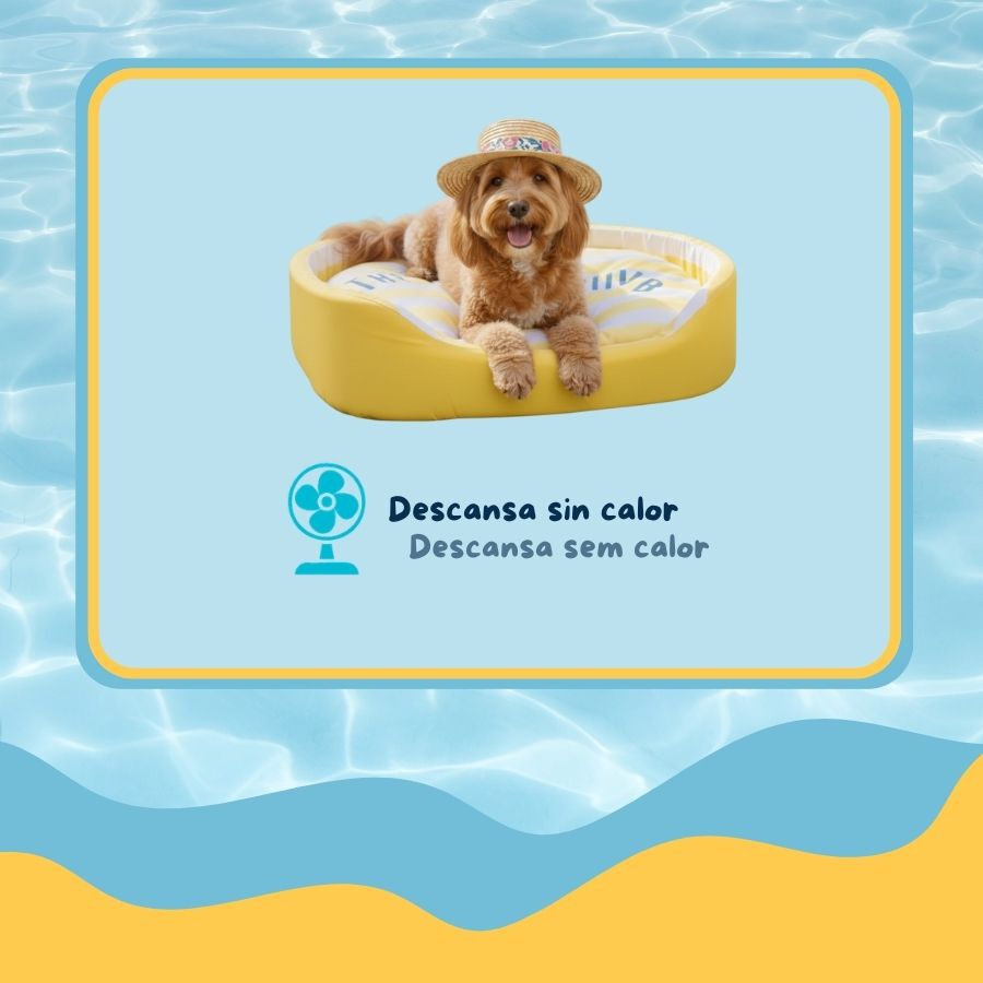 Summer Vibes Cool Bed Dolce Vita Cama Refrescante para c&atilde;es, , large Imagem n&uacute;mero 3