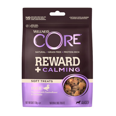 Wellness Core Biscoitos Reward+ Calming Pato para cães