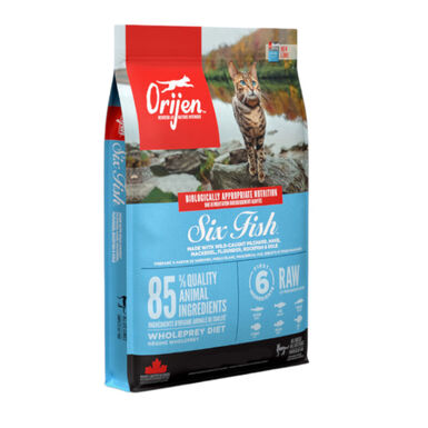 Orijen Six Fish ração para gatos