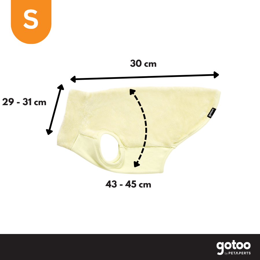 Gotoo Camisola Polar Amarela para c&atilde;es, , large Imagem n&uacute;mero 4