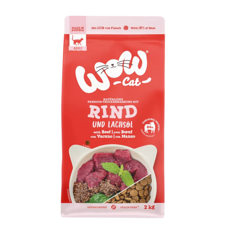 2 kg Wow, comida de gato de carne adulta,  Imagem número 1 2 kg Wow, comida de gato de carne adulta, , large Imagem número 1