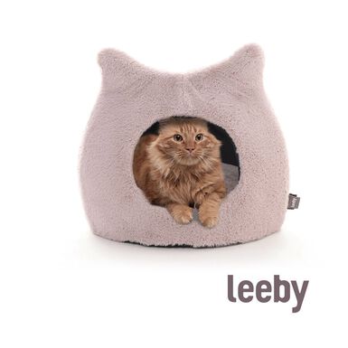 Leeby Igloo Anti Stress Rosa para gatos