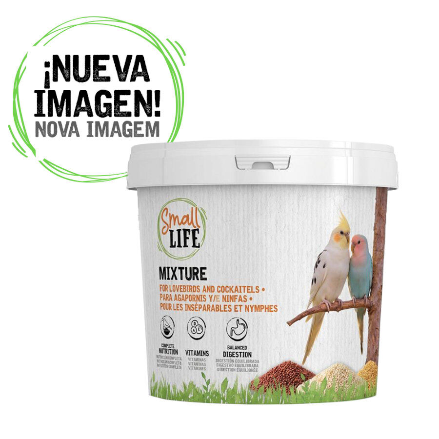 3.7 kg Small Life Mixtura Cubos para agapornis e caturras, , large Imagem n&uacute;mero 1
