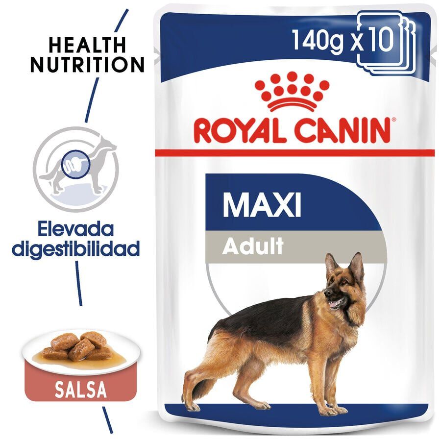 140 g Royal Canin Maxi Adult Carne saquetas em molho para c&atilde;es, , large Imagem n&uacute;mero 2