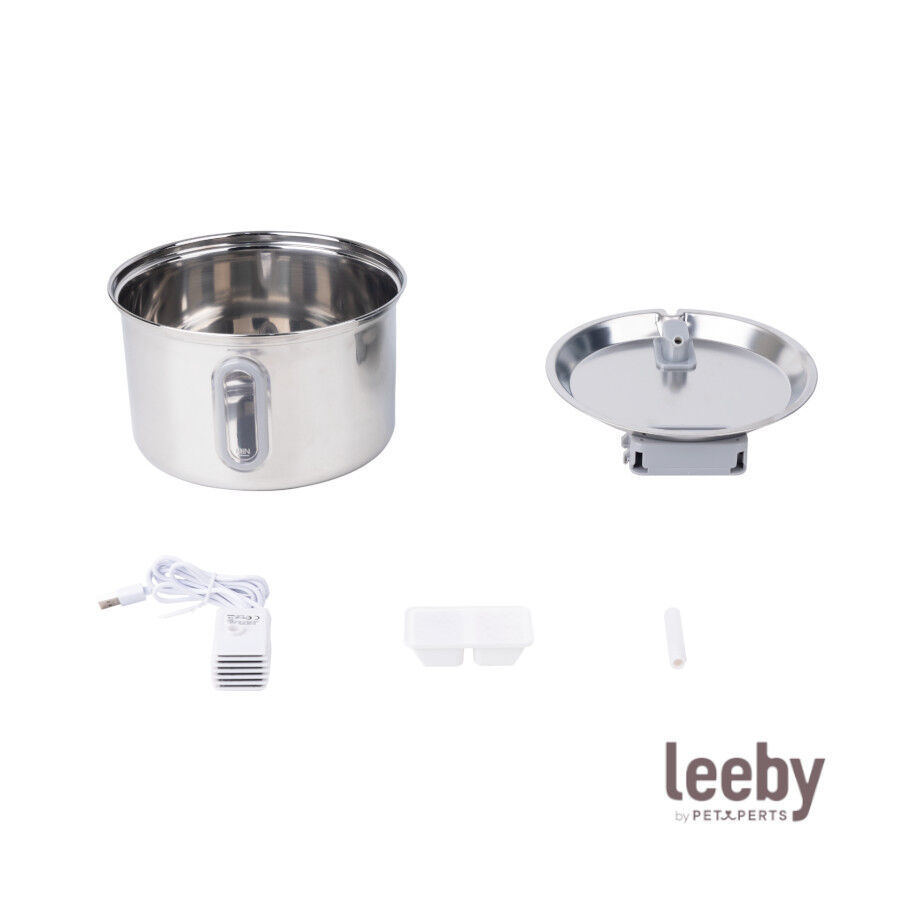 Leeby Bebedouro em A&ccedil;o Inoxid&aacute;vel para c&atilde;es e gatos, , large Imagem n&uacute;mero 2