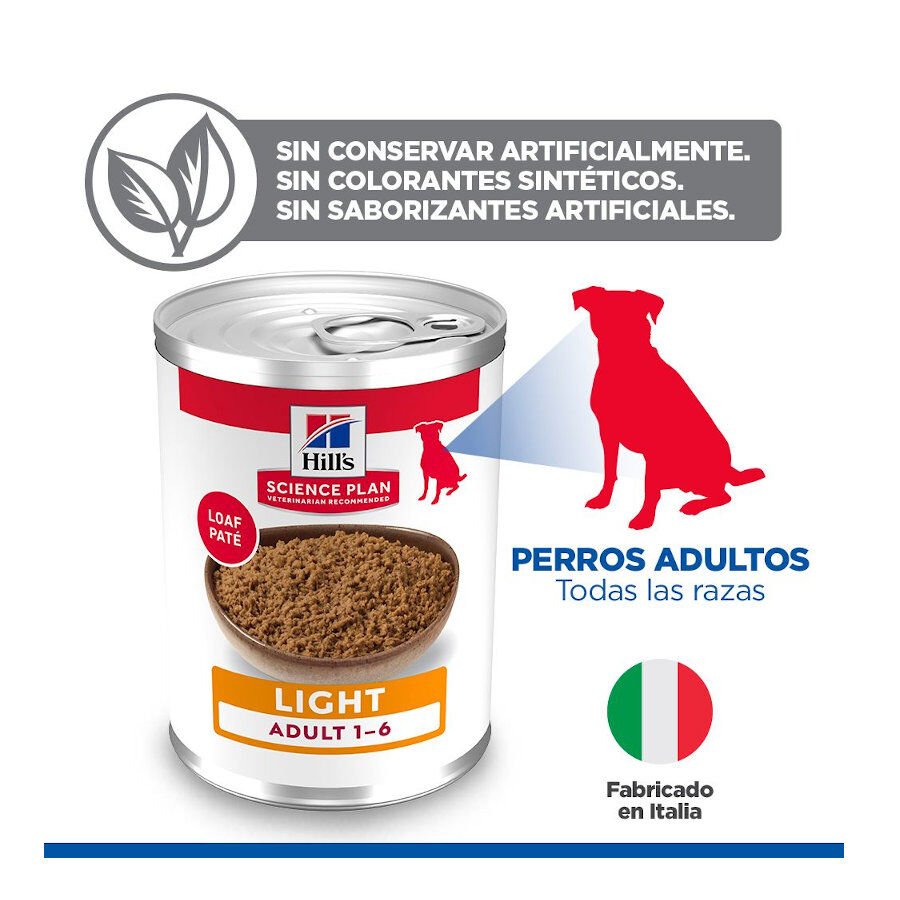 370 g Hill's Adult Light Frango em lata, , large Imagem n&uacute;mero 5