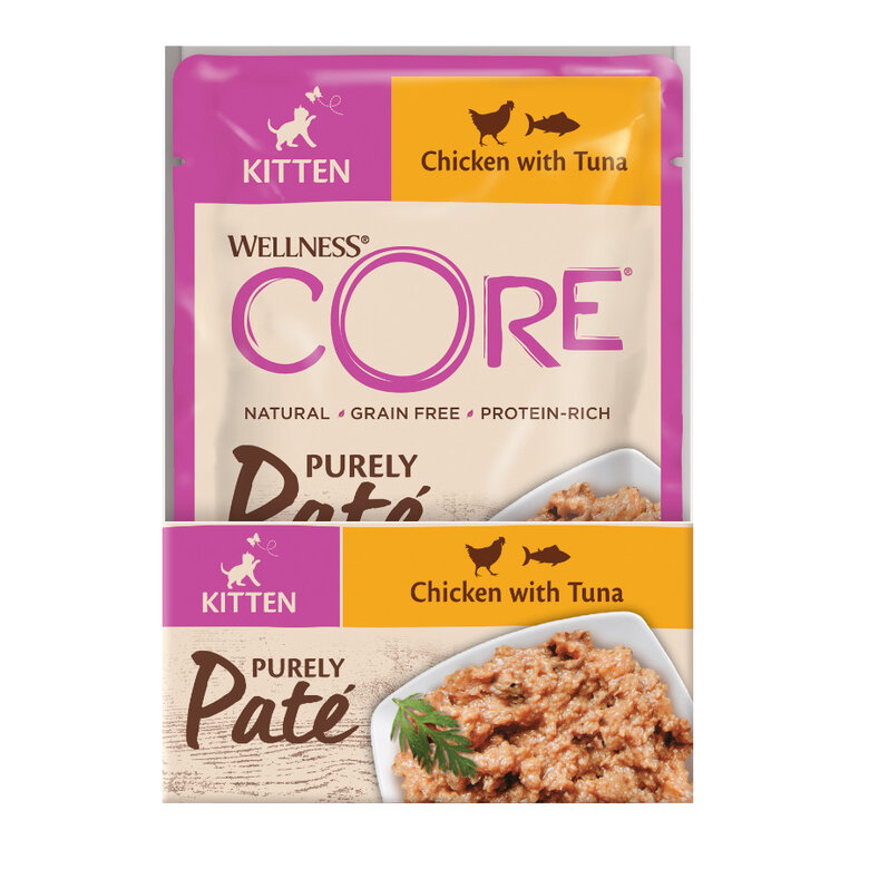 85 g Wellness Core Kitten Frango em Patê para gatinhos,  Imagem número 2 85 g Wellness Core Kitten Frango em Patê para gatinhos, , large Imagem número 2
