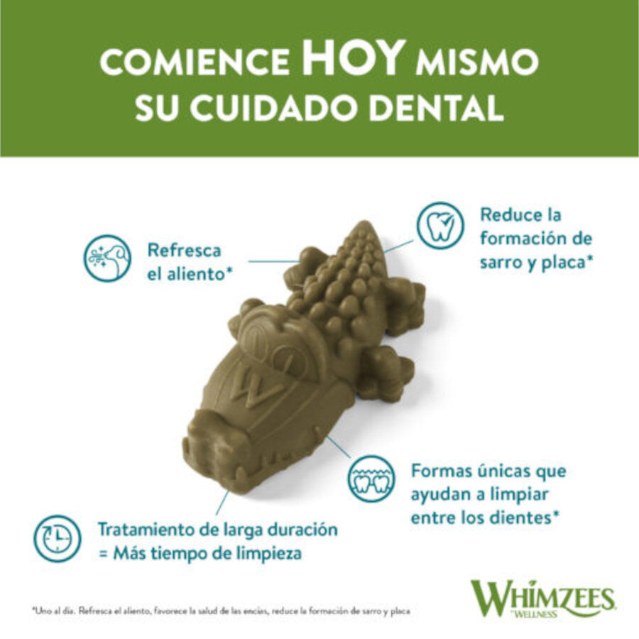 6 sticks Whimzees Snacks Dent&aacute;rios Crocodilo para c&atilde;es de porte grande, , large Imagem n&uacute;mero 3