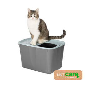 Nice Care Eco Caixa de areia Micia azul para gatos,  Nice Care Eco Caixa de areia Micia azul para gatos