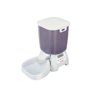 Flamingo Comedouro Automático Branco para cães e gatos