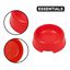 Leeby Comedouro de Pl&aacute;stico Vermelho para c&atilde;es e gatos, , large Indicador imagem n&uacute;mero 3