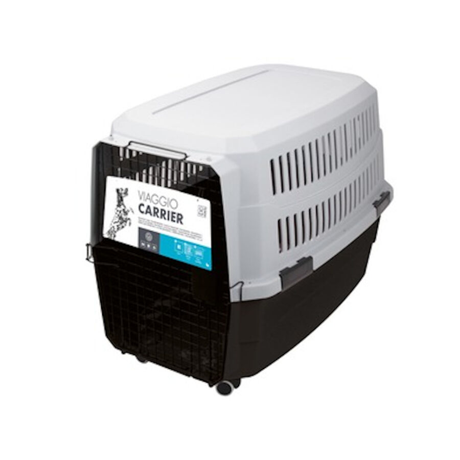 M-Pets Viaggio Transportadora Preta e Cinzenta para c&atilde;es, , large Imagem n&uacute;mero 1