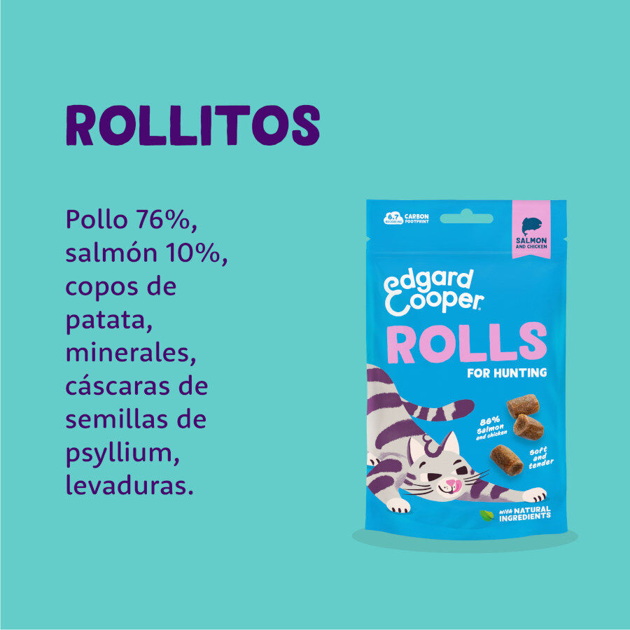 45 g Edgard & Cooper Snack de salm&atilde;o e frango para gatos   , , large Imagem n&uacute;mero 4