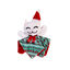 Kong Holiday Crackles Santa Kitty brinquedos para gatos, , large Indicador imagem número 1