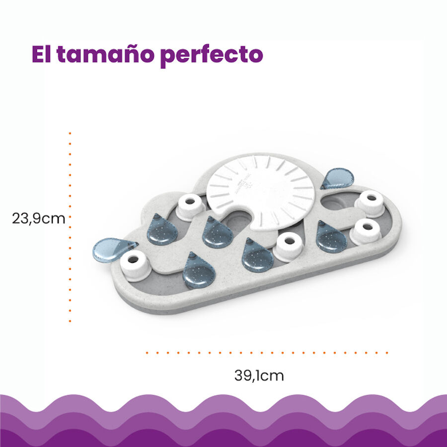 Catstages Nina Ottosson Puzzle & Play Rainy Day Brinquedo de Intelig&ecirc;ncia para gatos, , large Imagem n&uacute;mero 5