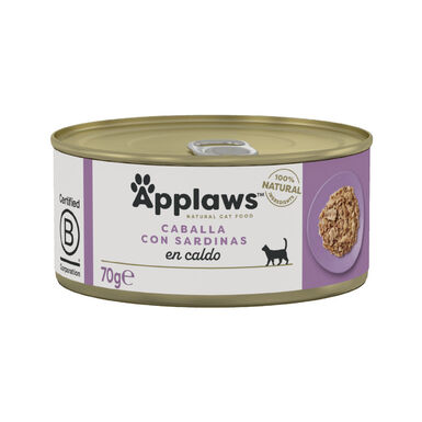 Applaws cavala e sardinha lata para gatos