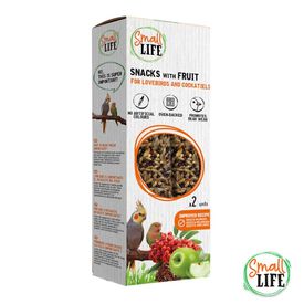 Small Life Barritas Snack com Fruta para agapornis e caturras
