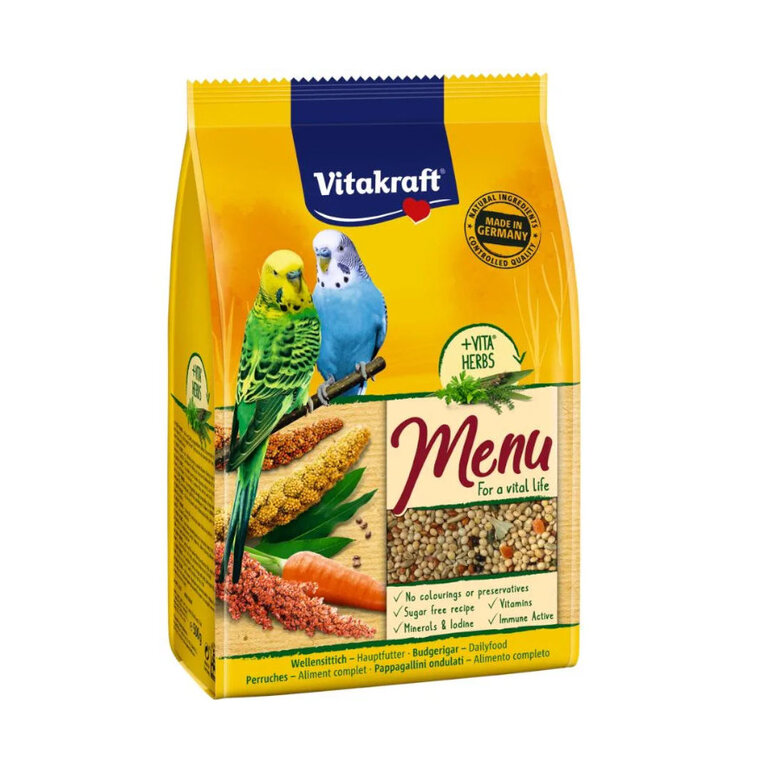 Vitakraft Premium Menu Comida para periquitos ,  Imagem número 1 Vitakraft Premium Menu Comida para periquitos , , large Imagem número 1
