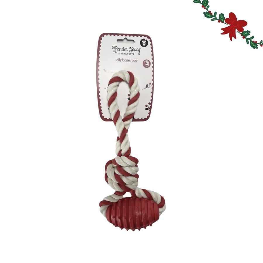 Wonder Christmas Osso com Corda Brinquedo para c&atilde;es, , large Imagem n&uacute;mero 6