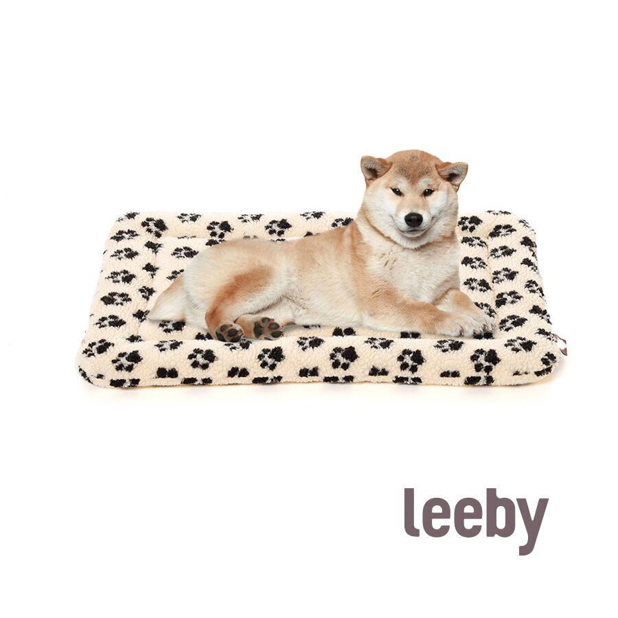 Leeby Colch&atilde;o macio com estampado de patas para c&atilde;es, , large Imagem n&uacute;mero 2