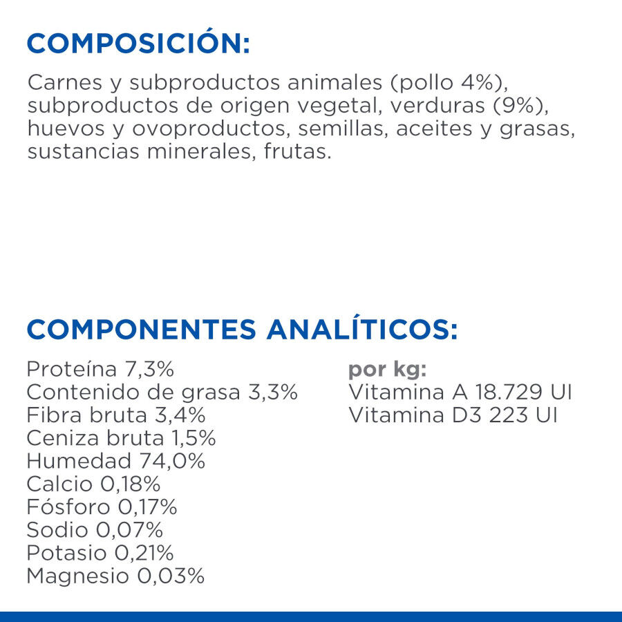 363 g Hill's Adult Perfect Weight Frango e legumes lata para c&atilde;es, , large Imagem n&uacute;mero 8