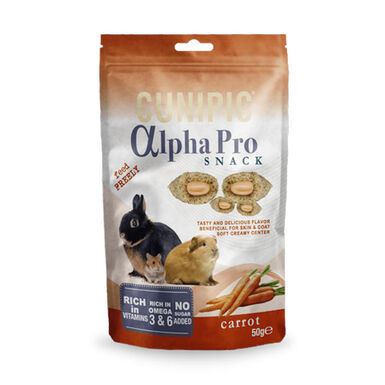 Cunipic Alpha Pro Aperitivos Cenoura para roedores