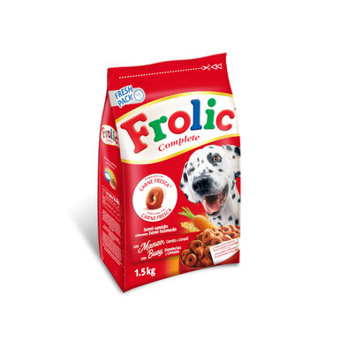 Frolic Complete Vaca, Cenoura e Cereais Ração para Cães